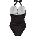 thumbnail image 3 of Maillots de Bain une Pièce à Col en V pour Femmes, 3 of 5