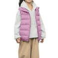 thumbnail image 2 of KAUOD Boys Girls Lightweight Puffer Vest Zip up Mock Neck Quilted Sleeveless Winter Jackets Kids Waterproof Warm Waistcoat, 2 of 7