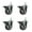 4 Swivel - Posi Lock Brakes - Gray, variant on 3 Inch Gray Polyurethane 3/8 Inch Threaded Stem Caster with Brake