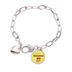 thumbnail image 1 of Chengcheng Zhengzhou logo Pulsera de cadena de corazón joyería encanto moda, 1 of 3