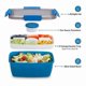 thumbnail image 3 of Adult Lunch Box, 2000 Ml, Lunch Box with Compartments, 2-Tier Salad Box to Go, Large, Sustainable, L, 3 of 5