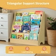 thumbnail image 3 of Masiis Bookshelf 5-Tier Rooms Book Display Shelve youngster for Classroom Bedroom，Natural, 3 of 7