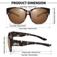 thumbnail image 4 of Gafas de Sol URUMQI Polarizadas UV400 para Mujeres, Sobre Lentes, 4 of 6