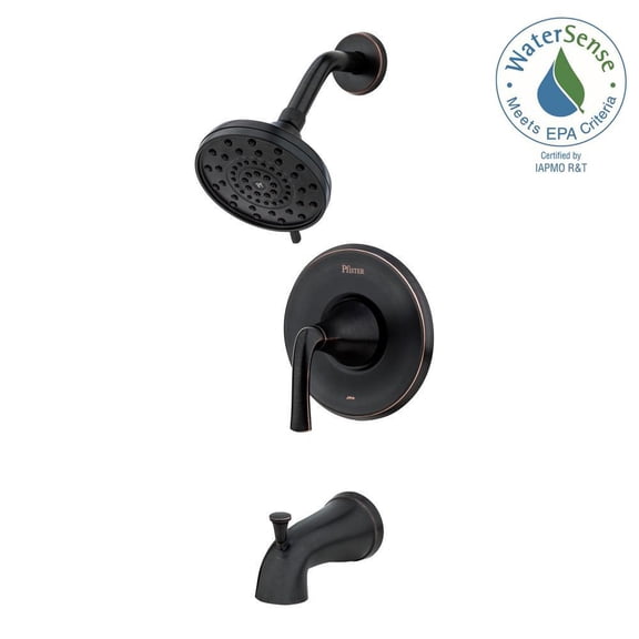 Pfister Ladera Single-Handle 3-Spray Tub and Shower Faucet in Tuscan Bronze