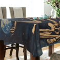 thumbnail image 5 of Yayeee Tablecloths 54" x 54" Rectangle Wrinkle Resistant Party Table Cover, Skeleton with Rainbow, 5 of 8