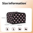 thumbnail image 3 of Cauagu Gradient Butterfly for 4 Slice Toaster Cover (11.4''×7.9''×7.5'') Bread Machine Cover Toaster Protector Kitchen Appliance Dust Cover, 3 of 7