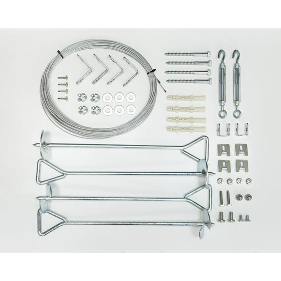 Palram - Canopia Anchor Kit for Most Canopia Greenhouses and Skylight/Rubicon Sheds