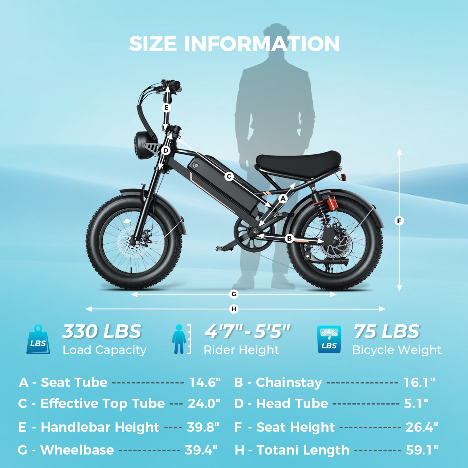 YareYi Electric Bike for Adults Teens, 2000W Peak E-Mountain Bicycle, 28MPH Fat Tire Ebike, 48V 600Wh Removable Battery Dual Suspension UL2849, 16 inch
