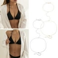 thumbnail image 5 of Body Chain Jewelry Body Chest Jewelry Bikini Belly Chains Waist Chain Party Jewelry Alloy Gift for Women Girls, 5 of 8