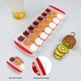 thumbnail image 4 of Ice Cube Tray, Candy, Chocolate Mold, Cat Ice Mold, Easy Release, BPA free, 2 Pack, Dishwasher Safe Red, 4 of 7