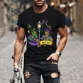 thumbnail image 2 of Xixinqiwan Mardi Gras Tops for Men,Men's Mardi Gras Fat Tuesday Shirts Mardi Gras Carnival Celebration Pullover Top, 2 of 6