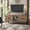 Beige, variant on HLR Mid Century Fluted 66" TV up to 75" Stand with Storage, Modern Wooden Entertainment Center Console for Living Room, Brown