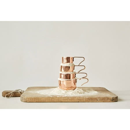 Copper Measuring Cups - 3R Studios Copper Measuring Cups - Set of 4
