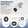 thumbnail image 3 of Uxcell 35 Pcs Entretoises en Caoutchouc, 0.79"OD x 0.33 Pouces ID Ronds Anti-Vibrations Ronds Isolation Ronds Bagues 0.2 Pouces Épaisseur Rondelles en Caoutchouc pour Accessoires de Maison Voitures Bateau, Noir, 3 of 6