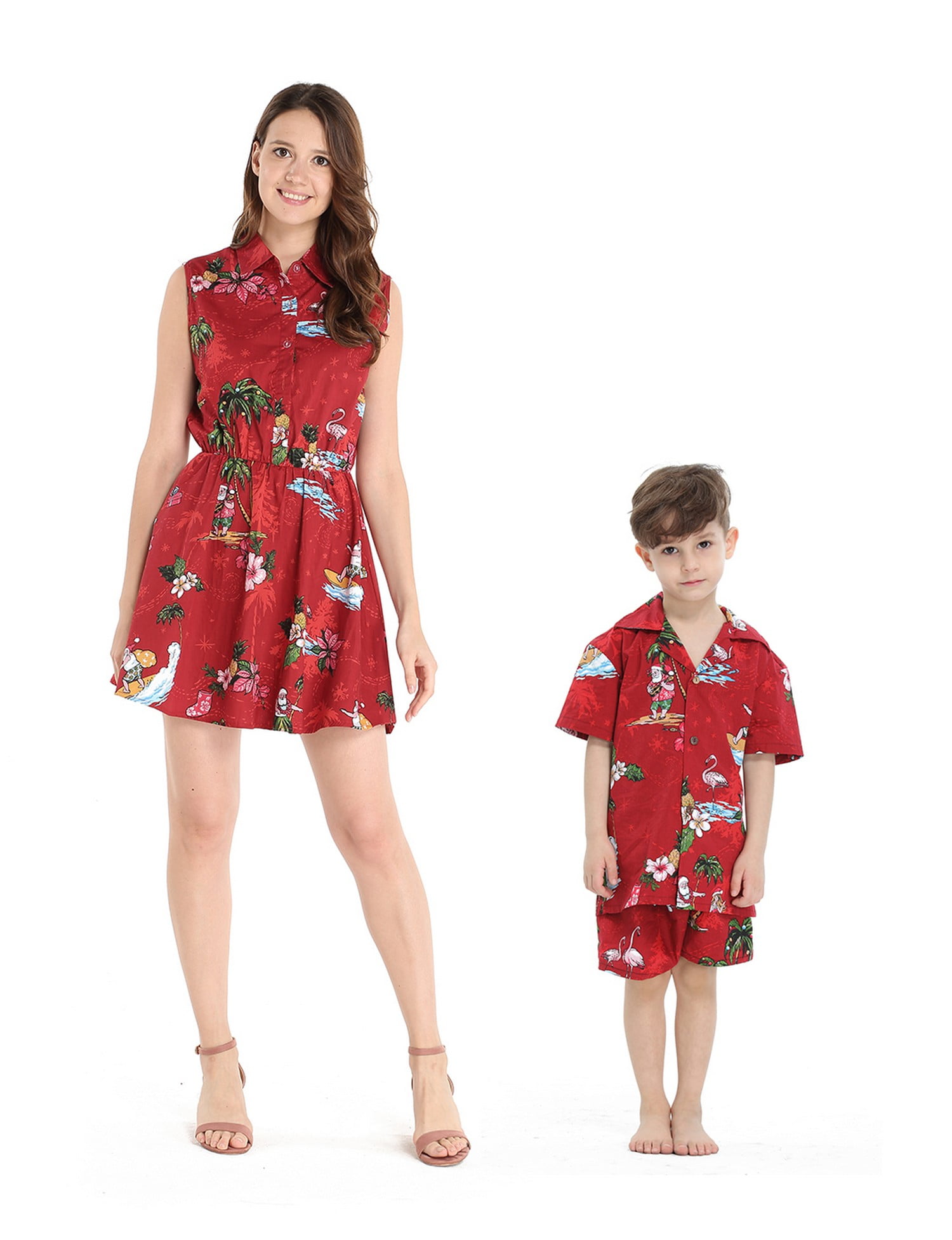 mother and son hawaiian outfit