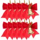 thumbnail image 1 of Decoraciones navideñas de 10 piezas colgantes de Navidad Bowknot Bell Pendiente de Navidad Ornamentos colgantes, 1 of 5