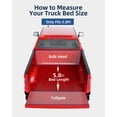 thumbnail image 3 of Garvee Soft Roll Up Truck Tonneau Cover for 2014-2018 Chevy Silverado/GMC Sierra 1500, Soft Silver, Fleetside, 5.8ft/69.3L x W, 1 Piece, 3 of 7