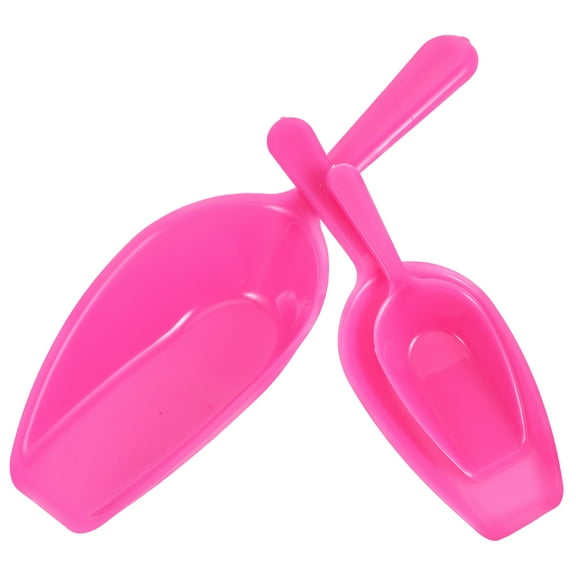 Worgeous 3pcs Mini Plastic Kitchen Scoops Jewelry Making Diy Projects Beads Small Ice Scoop For Wedding Ice Cream Candy Dessert Buffet Tea Popcorn