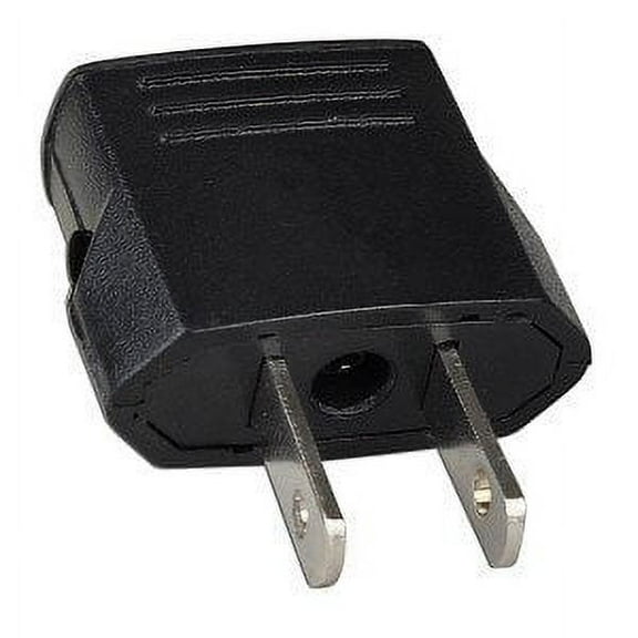 Generic Euro to US Travel Plug Adapter, New, 1 Count