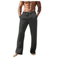 thumbnail image 1 of Afdoent Pants For Men Spring Summer Hop Breathable Loose Casual Sandbeach Sports Pants Trousers, 1 of 8
