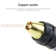thumbnail image 5 of Boquilla metálica resistente para manguera de jardín con 4 patrones de rociado | Empuñadura de pistola de latón de alta presión para regar el césped, lavar el auto y las mascotas | A prueba de, 5 of 9