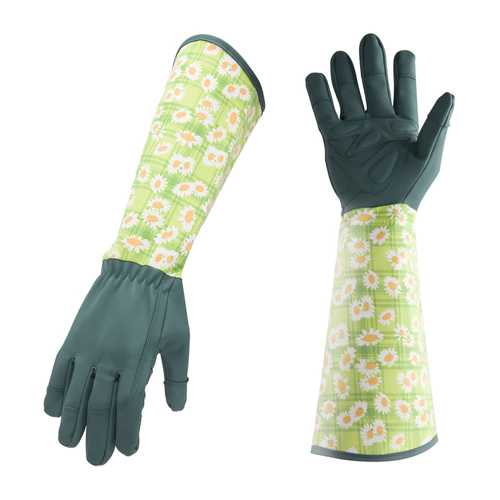 Details about   Ladies/Mens Leather Gardening Gloves Thorn Proof Garden work gloves with Goatski 