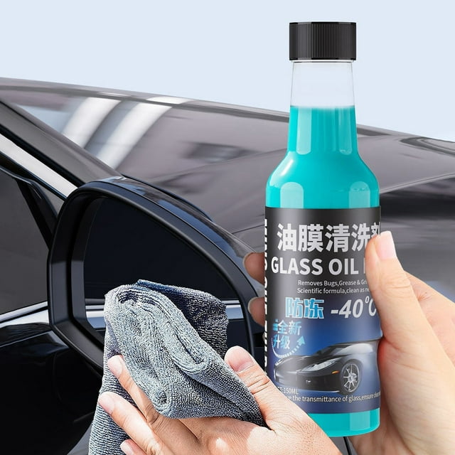 Sentmoon Auto Cleaning Products, Glass Oil Film Remover, Powerful Insect Glue Cleaner, 150ml Car Windshield Washer Fluid, Improves Driving Visibility Time-Limited Price Slashes & Steals