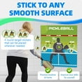 thumbnail image 4 of Pickleball Practice Pads for Walls Dink Master Exercise Rebounder Aids Pickleball Rebounder Training Aid Transform Any Wall Into A Pickleball Court and Net, 4 of 5