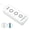 shape:white, variant on 3 Keys USB Connection Keyboard Mini Keypad with Braille Design for Working and Gaming USB Macro Programming Key Keypad