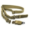 Tactical Two 2 Dual Point Adjustable Hunting Bungee Rifle Gun Sling System Strap