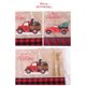 thumbnail image 4 of Ounissouiy Manteles individuales de Navidad, camión de Navidad, cubiertos para perros, posavasos para bebidas, vajilla de comedor, mantel de de Kits de decoración para fiestas Camión Ounissouiy HA069981-01B, 4 of 6