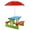 Red, variant on GLACER Kids Picnic Table, Portable Kids Outdoor Furniture w/Removable & Adjustable Umbrella, Plastic Set, Gift for Boys Girls 3+, Toddler Picnic Table for Patio, Backyard (Red)