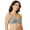 Gray Heather, variant on Easy Does It® Underarm-Smoothing with Seamless Stretch Wireless Lightly Lined Comfort Bra RM3911A Color: Toasted Almond Size: 3X