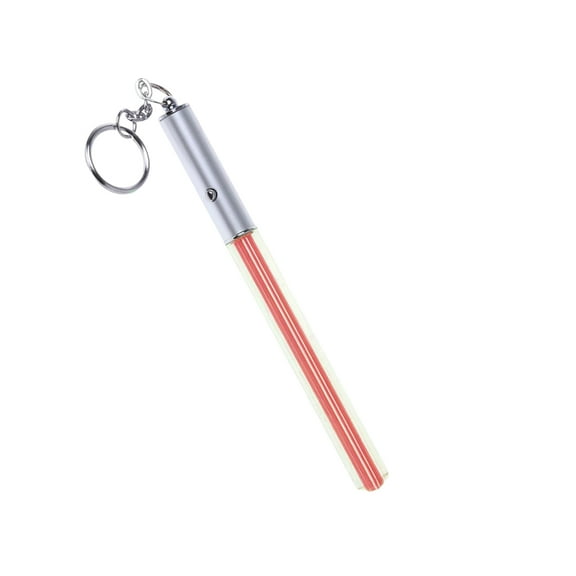Milue Glowing Light Up Saber Keychains Party Light Stick Mini Lightsaber Keyring