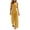 Yellow, variant on Zynoxe Two Piece Sets for Women Trendy Halter Neck Backless Camisole Top Wide Leg Pants Suit Comfy Breathable Cotton Linen Lounge Set Summer Versatile Solid Color Vacation Outfits S