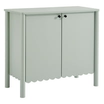 Sideboard Console Table Entry Display Cabinet, Green, Wood, Living Dining Room Kitchen Cafe Bistro Hospitality Restaurant, Modern Contemporary, HB37708