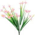 thumbnail image 2 of Xiao Hua 3 piezas de flores artificiales de tacto real para decoración del hogar, oficina, boda, arreglo floral (azul, 15,7 pulgadas de largo), 2 of 5