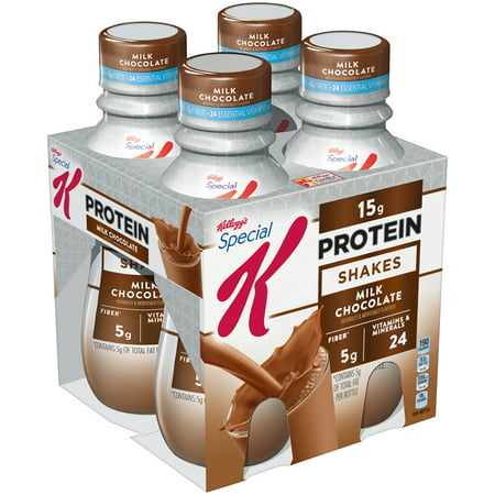 Kellogg's Special K Protein Shake, Milk Chocolate, 15g Protein, 10 Fl Oz, 4