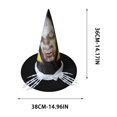 thumbnail image 2 of Fllostpr Halloween 14x15" Adult Prom Dress Up Witch Hat, Light Comfortable Decor for Party Masquerade Stage Performance, 2 of 7
