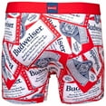 thumbnail image 4 of Budweiser Beer Repeating Labels SAXX Men's Boxer Briefs-Large (36-38), 4 of 5