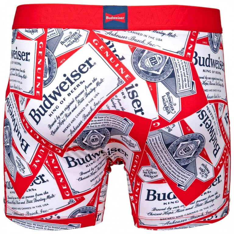Budweiser Saxx Underpants Budweiser Beer Repeating Labels SAXX