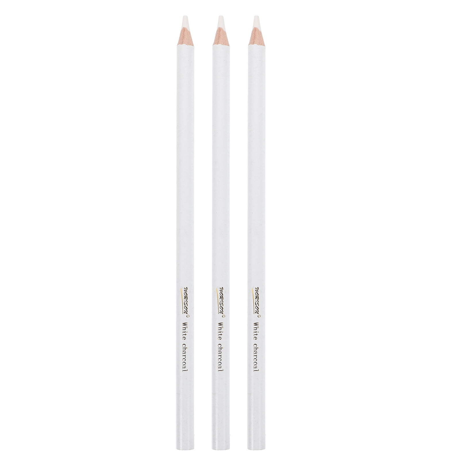 3Pcs Charcoal Pencils Sketch White Pencils Drawing Sketching Painting