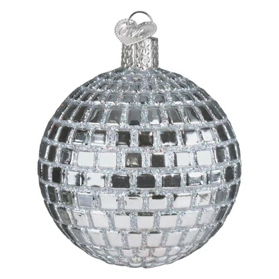 Old World Christmas Blown Glass Ornament for Christmas Tree, Disco Ball