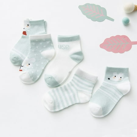 

DancePeanut Fashion Baby Sock Spring Autumn Animal Picture Short Socks Newborn Boys Girls Breathable Mesh Keep Warm Cotton Socks
