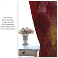 thumbnail image 6 of Marble Curtains, Red Gold Abstract Geometry Pattern Texture Window Treatments for Bedroom Living Room, Red Luxury Marble Drape 2 Panel Sets,42x54 Inch Blackout, 6 of 6