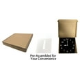 thumbnail image 5 of Soliyoahee Black Wall Clock 10inch Wooden Square Clock Living Room Decoration Silent No Tick Battery Powered for Living Room Kitchen Bathroom Bedroom Office (Style 5), 5 of 6