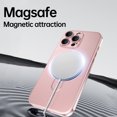 thumbnail image 3 of Nalacover for iPhone 16 Pro Max Invisible Stand Magnetic Case for Women Men,Compatible with MagSafe Charger,Shockproof Slim Support Car Mount Phone Case with All-inclusive Camera Lens Film,Pink, 3 of 7