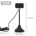 thumbnail image 2 of USHOBE Blue Flexible Web Camera 0.3mp with Built in Microphone USB for Computer Use, 2 of 7