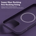 thumbnail image 2 of For Magsafe-fundas magnéticas originales para iPhone, funda de carga inalámbrica, accesorio de silicona líquida, 15, 14, 13, 12, 11 Pro Max Plus, 2 of 5