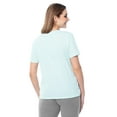 thumbnail image 3 of Athletic Works Women's Active Texture Knit V-Neck Tee, Sizes XS-XXXL, 3 of 8